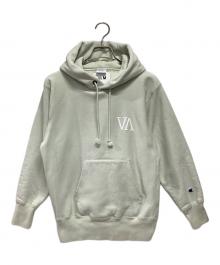 Champion×VA（チャンピオン×ヴイエー）の古着「プルオーバーパーカー」｜ミントグリーン