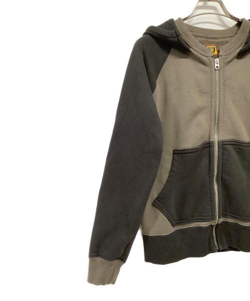 HUMAN MADE（ヒューマンメイド）HUMAN MADE (ヒューマンメイド) ジップパーカー カーキ サイズ:Sの古着・服飾アイテム