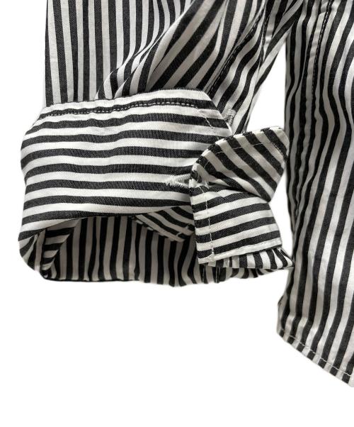 uniform experiment（ユニフォームエクスペリメント）uniform experiment (ユニフォームエクスペリメント) 長袖シャツ ブラック×ホワイト サイズ:2の古着・服飾アイテム