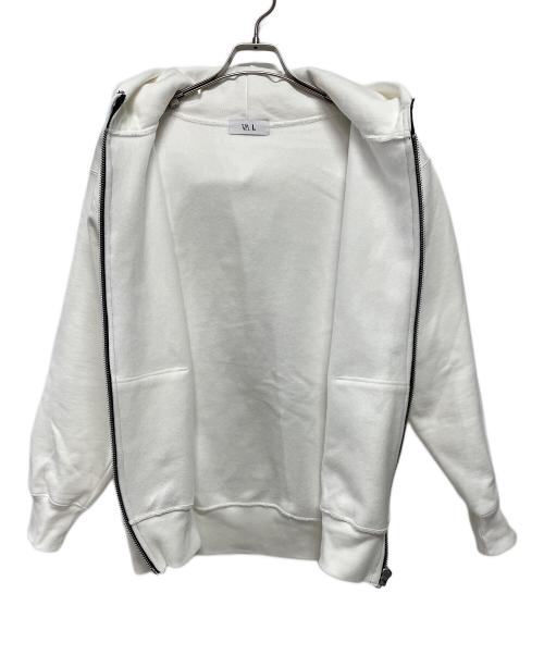 VA（ヴイエー）VA (ブイエー) ジップパーカー ホワイト サイズ:Lの古着・服飾アイテム