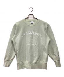Champion REVERSE WEAVE×VA（チャンピオン リバース ウィーブ×ブイエー）の古着「クルーネックスウェット」｜ミントグリーン