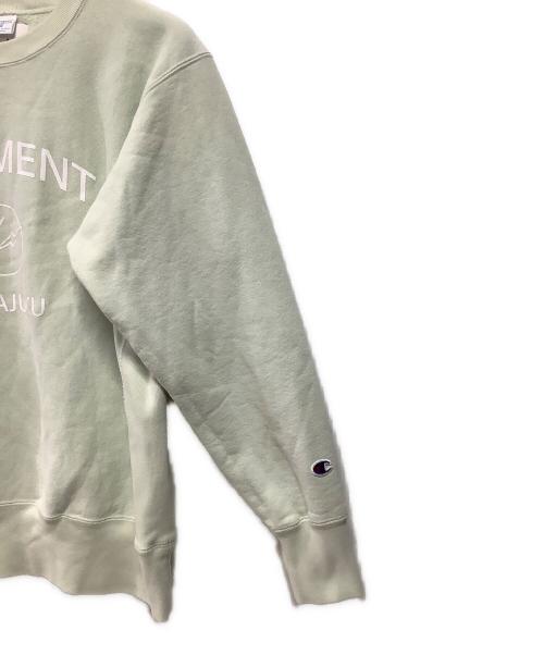Champion REVERSE WEAVE（チャンピオン リバース ウィーブ）Champion REVERSE WEAVE (チャンピオン リバース ウィーブ) VA (ブイエー) クルーネックスウェット ミントグリーン サイズ:LARGEの古着・服飾アイテム