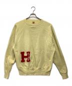 HUMAN MADEヒューマンメイド）の古着「クルーネックスウェット」｜イエロー