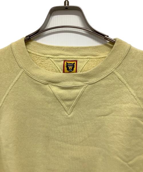 HUMAN MADE（ヒューマンメイド）HUMAN MADE (ヒューマンメイド) クルーネックスウェット イエロー サイズ:XLの古着・服飾アイテム