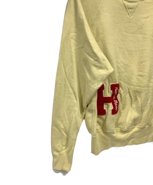 HUMAN MADE（ヒューマンメイド）HUMAN MADE (ヒューマンメイド) クルーネックスウェット イエロー サイズ:XLの古着・服飾アイテム
