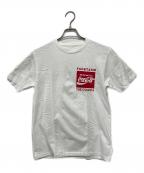 FACETASM×Coca Cola×ザ・コンビニファセッタズム×コカコーラ×）の古着「半袖カットソー」｜ホワイト