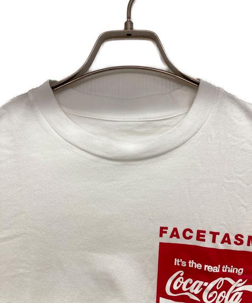 FACETASM（ファセッタズム）FACETASM (ファセッタズム) Coca Cola (コカコーラ) ザ・コンビニ 半袖カットソー ホワイト サイズ:Sの古着・服飾アイテム