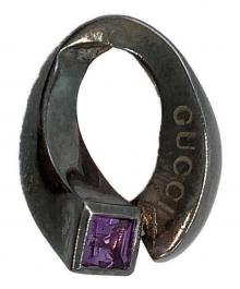 GUCCI（グッチ）の古着「アメジスト シルバーネックレス」