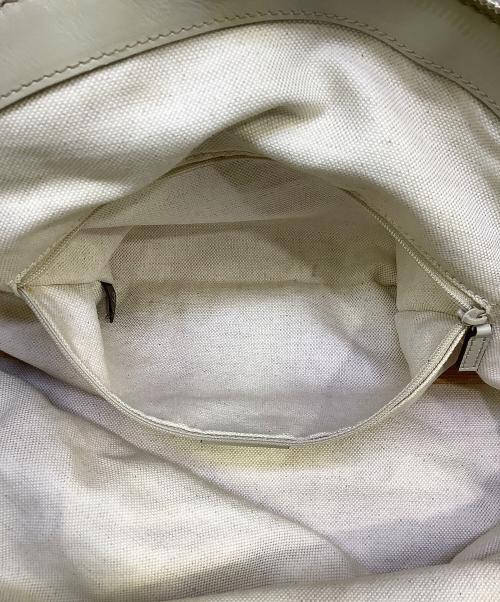 GUCCI（グッチ）GUCCI (グッチ) GGキャンバス ハンドバッグ ベージュの古着・服飾アイテム
