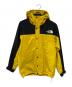 THE NORTH FACE（ザ ノース フェイス）の古着「マウンテンパーカー」｜イエロー×ブラック