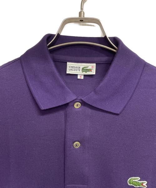 LACOSTE（ラコステ）LACOSTE (ラコステ) ポロシャツ パープル サイズ:4の古着・服飾アイテム