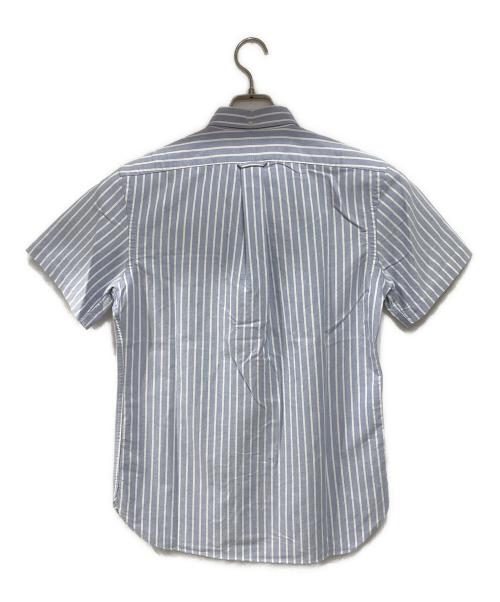 RALPH LAUREN（ラルフローレン）RALPH LAUREN (ラルフローレン) 半袖シャツ スカイブルー×ホワイト サイズ:Mの古着・服飾アイテム