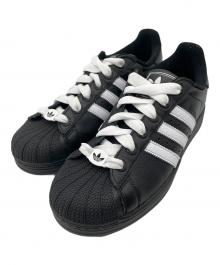 adidas（アディダス）の古着「ローカットスニーカー Superstar II」｜ブラック