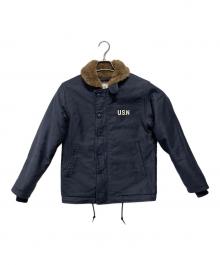 HOUSTON（ヒューストン）の古着「デッキジャケット」｜ネイビー