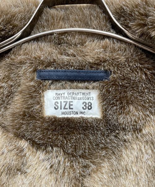 HOUSTON（ヒューストン）HOUSTON (ヒューストン) デッキジャケット ネイビー サイズ:38の古着・服飾アイテム