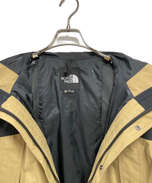 THE NORTH FACE（ザ ノース フェイス）THE NORTH FACE (ザ ノース フェイス) MOUNTAIN LIGHT JACKET （マウンテンライトジャケット） ベージュ×ブラック サイズ:XLの古着・服飾アイテム