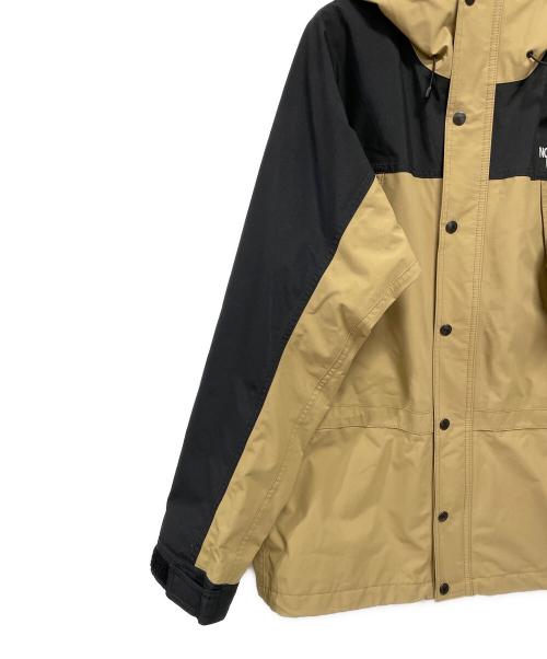 THE NORTH FACE（ザ ノース フェイス）THE NORTH FACE (ザ ノース フェイス) MOUNTAIN LIGHT JACKET （マウンテンライトジャケット） ベージュ×ブラック サイズ:XLの古着・服飾アイテム