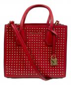 MICHAEL KORSマイケル・コース）の古着「2WAYスタッズバッグ」｜レッド