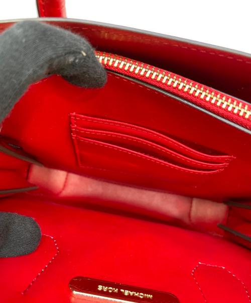 MICHAEL KORS（マイケル・コース）MICHAEL KORS (マイケル・コース) 2WAYスタッズバッグ レッドの古着・服飾アイテム