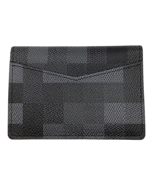 LOUIS VUITTON（ルイ ヴィトン）LOUIS VUITTON (ルイ ヴィトン) カードケース オーガナイザー･ドゥ ポッシュ ブラックの古着・服飾アイテム