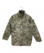 U.S.AIR FORCEユーエスエアフォース）の古着「カモフラージュ柄ミリタリージャケット」｜グリーン