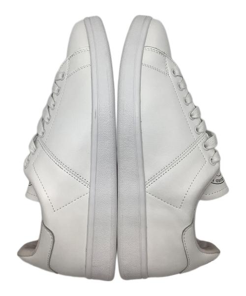 Ossan（オッサン）Ossan (オッサン) ユニセックスレザースニーカー ホワイト サイズ:25の古着・服飾アイテム