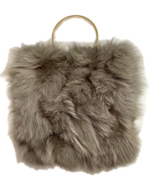 VIOLAd'ORO（ヴィオラドーロ）VIOLAd'ORO (ヴィオラドーロ) ハンドバッグ グレーの古着・服飾アイテム