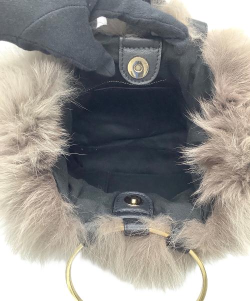 VIOLAd'ORO（ヴィオラドーロ）VIOLAd'ORO (ヴィオラドーロ) ハンドバッグ グレーの古着・服飾アイテム