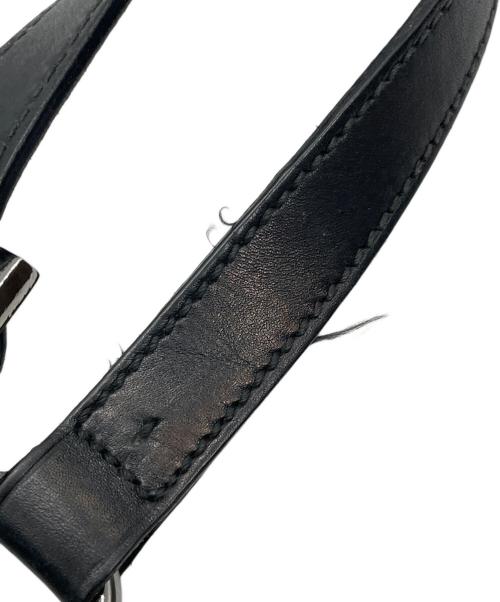 GUCCI（グッチ）GUCCI (グッチ) GGキャンバス×レザー トートバッグ ブラックの古着・服飾アイテム