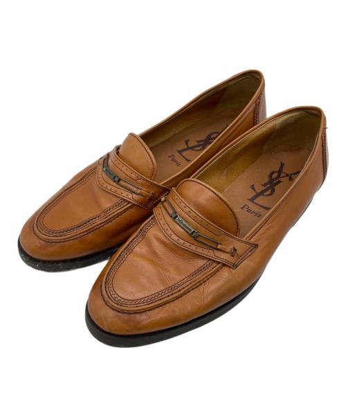 Yves Saint Laurent（イヴサンローラン）Yves Saint Laurent (イヴサンローラン) ローファー ブラウン サイズ:26㎝の古着・服飾アイテム