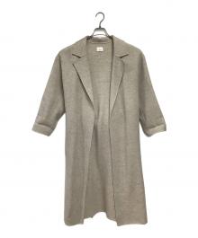 emmi（エミ）の古着「ウールへリンボンリバーコート」｜ベージュ