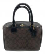 COACHコーチ）の古着「ミニボストンバッグ」｜ブラウン