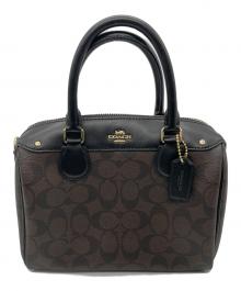 COACH（コーチ）の古着「ミニボストンバッグ」｜ブラウン