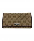 GUCCIグッチ）の古着「長財布」｜ベージュ
