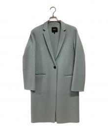 theory（セオリー）の古着「チェスターコート」｜ブルー