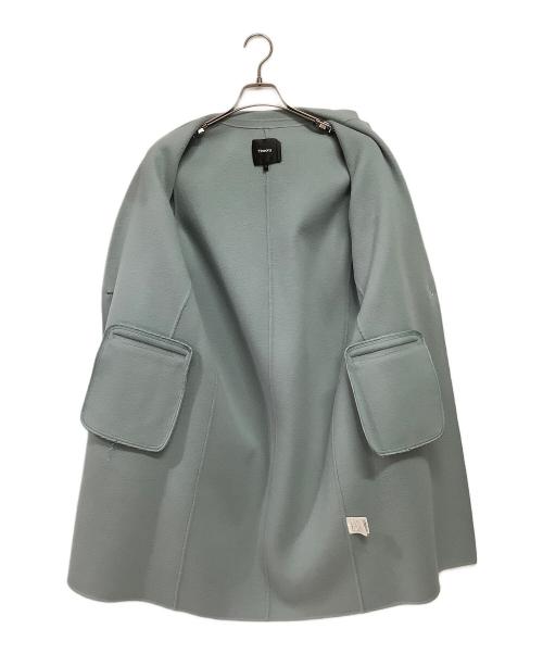 theory（セオリー）theory (セオリー) チェスターコート ブルー サイズ:Sの古着・服飾アイテム