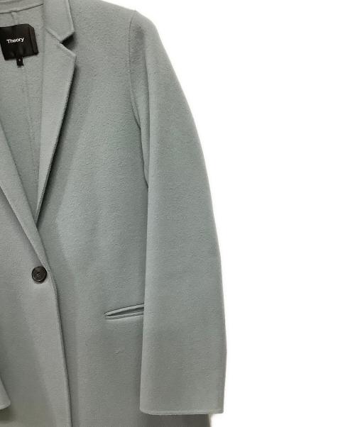 theory（セオリー）theory (セオリー) チェスターコート ブルー サイズ:Sの古着・服飾アイテム