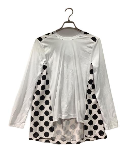 COMME des GARCONS（コムデギャルソン）COMME des GARCONS (コムデギャルソン) 長袖変形カットソー ホワイト サイズ:xsの古着・服飾アイテム