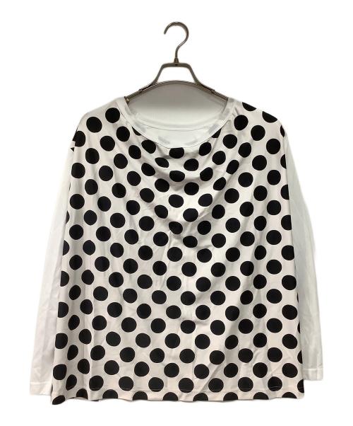 COMME des GARCONS（コムデギャルソン）COMME des GARCONS (コムデギャルソン) 長袖変形カットソー ホワイト サイズ:xsの古着・服飾アイテム