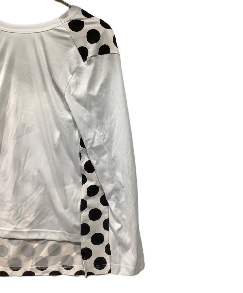 COMME des GARCONS（コムデギャルソン）COMME des GARCONS (コムデギャルソン) 長袖変形カットソー ホワイト サイズ:xsの古着・服飾アイテム