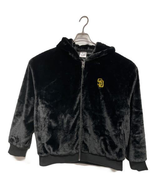 GENUINE MERCHANDISE（ジェニュイン マーチャンダイズ）GENUINE MERCHANDISE (ジェニュイン マーチャンダイズ) フェイクファージャケット ブラック サイズ:Lの古着・服飾アイテム