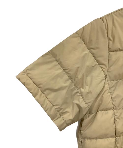 Callaway（キャロウェイ）Callaway (キャロウェイ) ストレッチナイロンプレーン半袖ハーフジップダウン C25216140 ベージュ サイズ:Lの古着・服飾アイテム