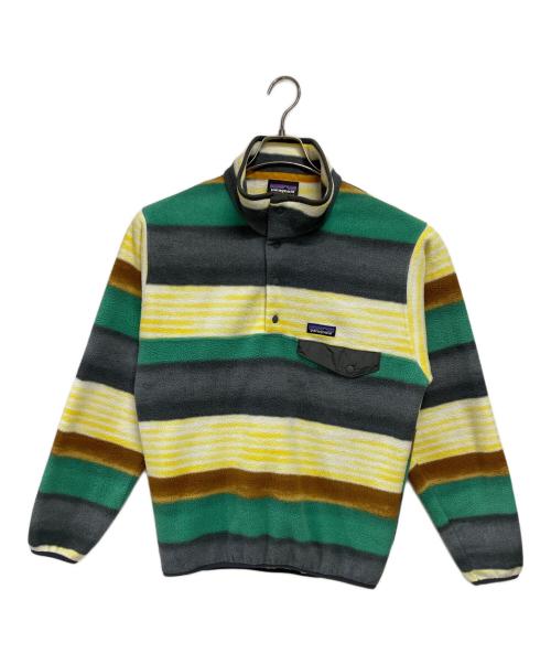 Patagonia（パタゴニア）Patagonia (パタゴニア) フリースジャケット イエロー×グリーン サイズ:Sの古着・服飾アイテム