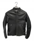 BEAUTY&YOUTHビューティーアンドユース）の古着「BY ラム シングル ライダース」｜ブラック