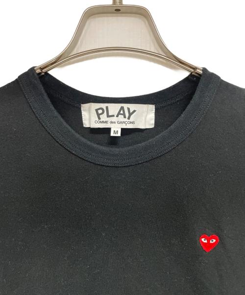 PLAY COMME des GARCONS（プレイコムデギャルソン）PLAY COMME des GARCONS (プレイコムデギャルソン) ロゴTシャツ ブラック サイズ:Mの古着・服飾アイテム