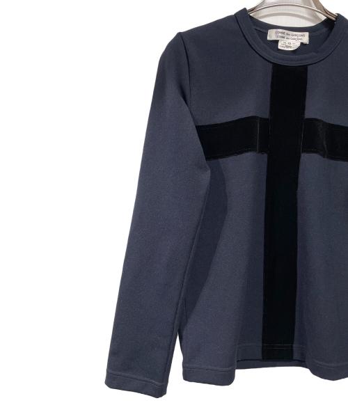 COMME des GARCONS（コムデギャルソン）COMME des GARCONS (コムデギャルソン) 長袖カットソー ネイビー サイズ:XSの古着・服飾アイテム