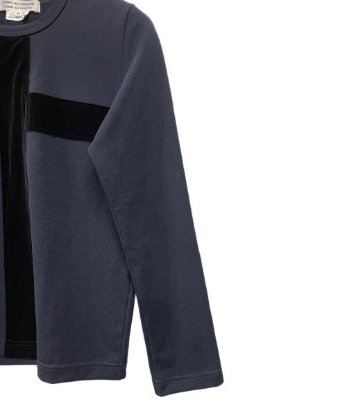 COMME des GARCONS（コムデギャルソン）COMME des GARCONS (コムデギャルソン) 長袖カットソー ネイビー サイズ:XSの古着・服飾アイテム