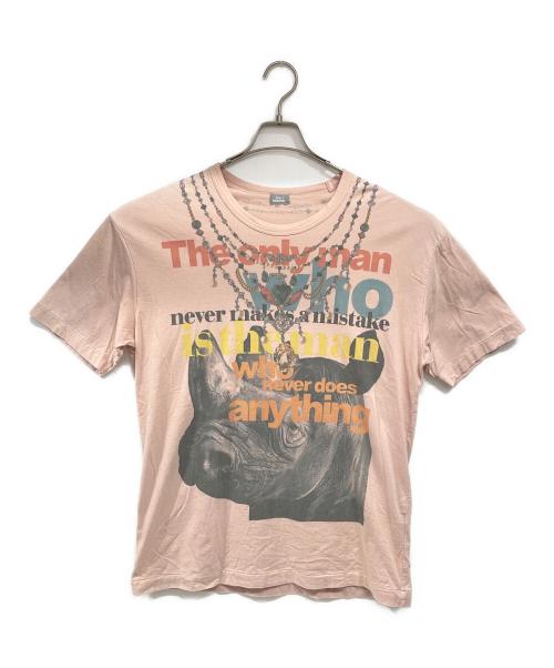 kolor/BEACON（カラービーコン）kolor/BEACON (カラービーコン) Tシャツ ピンク サイズ:2の古着・服飾アイテム