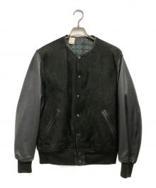 N.HOOLYWOOD（エヌ ハリウッド）の古着「レザー スタジャン」｜ブラック