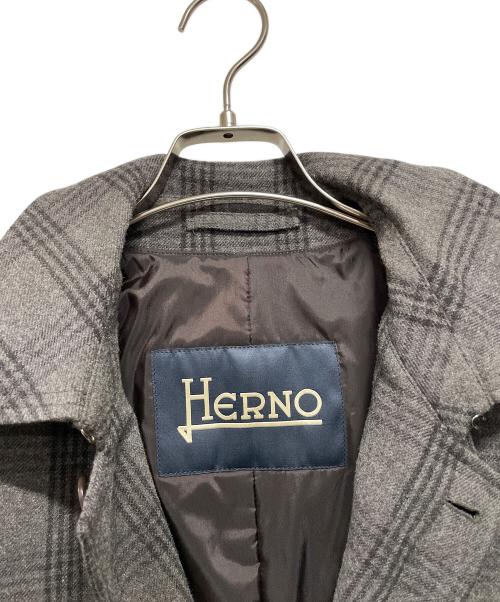 HERNO（ヘルノ）HERNO (ヘルノ) シングルコート グレー サイズ:Lの古着・服飾アイテム
